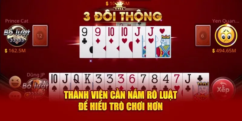 Thành viên cần nắm rõ luật để hiểu trò chơi hơn tại Hello88